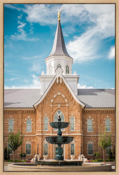 Provo City Center Temple Living and Flowing Waters Gallery Wrap