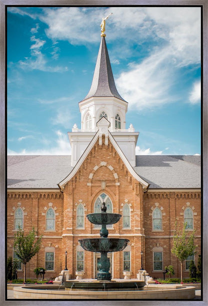 Provo City Center Temple Living and Flowing Waters Gallery Wrap