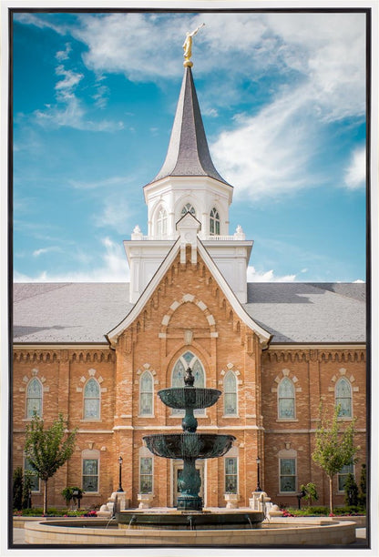Provo City Center Temple Living and Flowing Waters Gallery Wrap