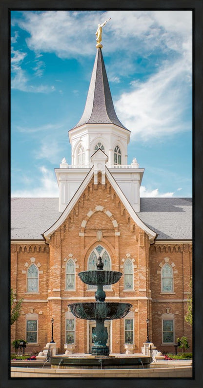Provo City Center Temple Living and Flowing Waters Gallery Wrap