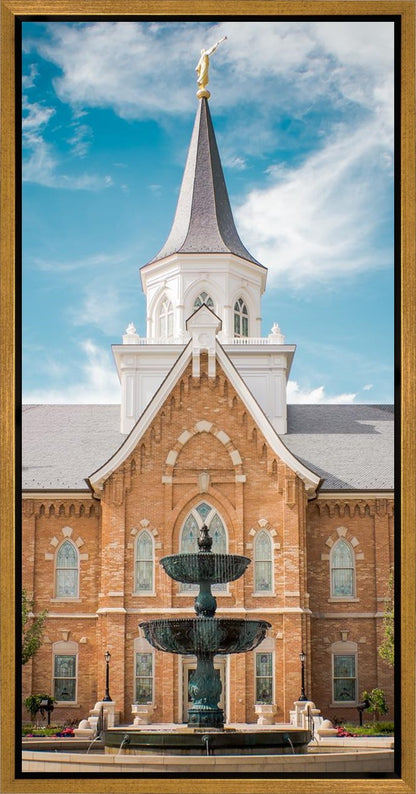 Provo City Center Temple Living and Flowing Waters Gallery Wrap