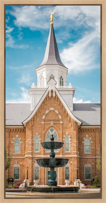Provo City Center Temple Living and Flowing Waters Gallery Wrap