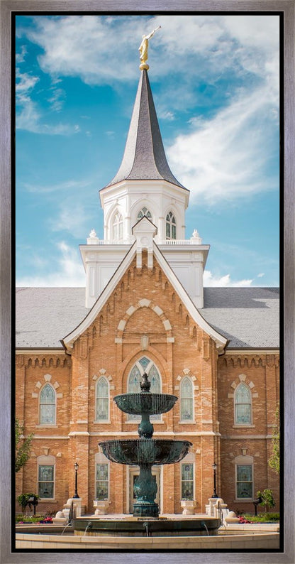 Provo City Center Temple Living and Flowing Waters Gallery Wrap