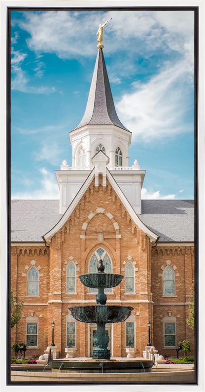 Provo City Center Temple Living and Flowing Waters Gallery Wrap