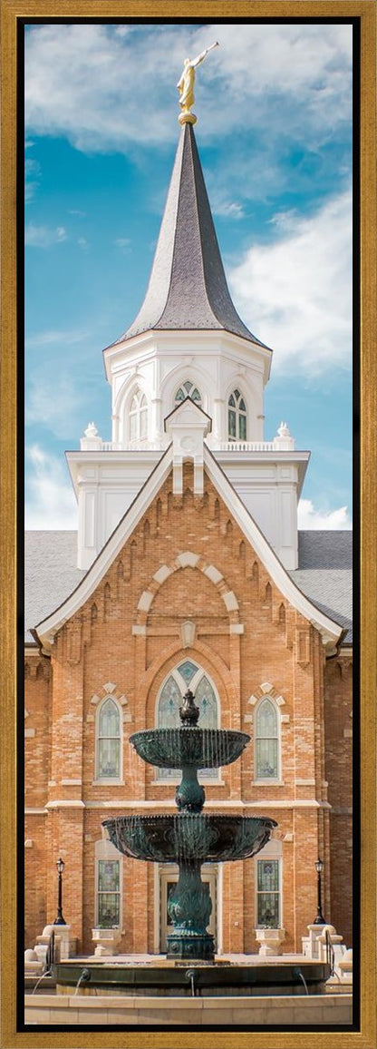 Provo City Center Temple Living and Flowing Waters Gallery Wrap