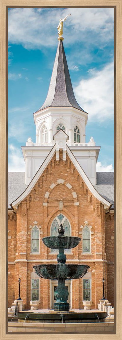 Provo City Center Temple Living and Flowing Waters Gallery Wrap