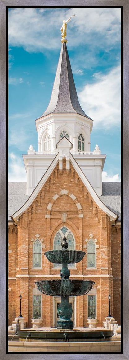 Provo City Center Temple Living and Flowing Waters Gallery Wrap