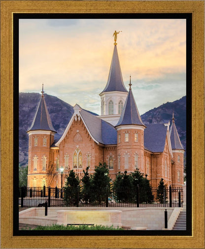 Provo City Center Temple Pastel Gallery Wrap