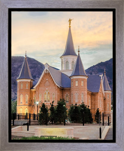 Provo City Center Temple Pastel Gallery Wrap