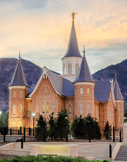Provo City Center Temple Pastel Gallery Wrap