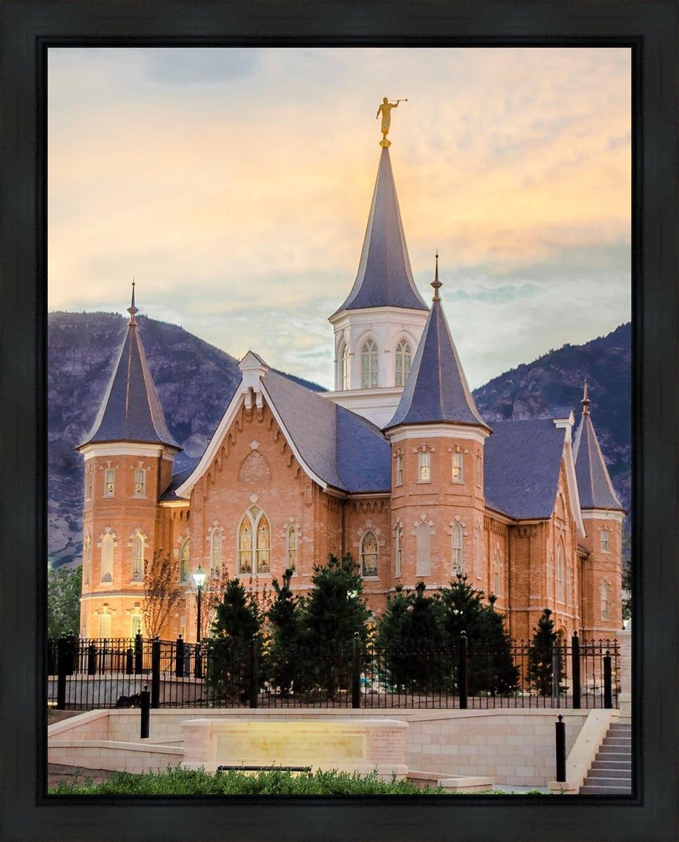 Provo City Center Temple Pastel Gallery Wrap