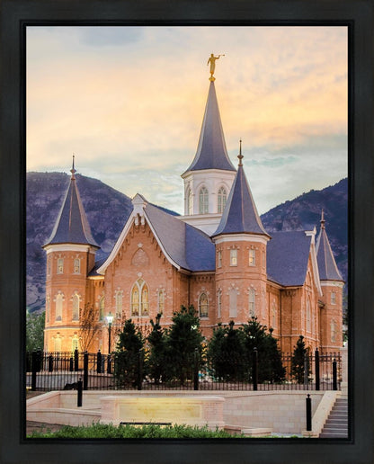 Provo City Center Temple Pastel Gallery Wrap
