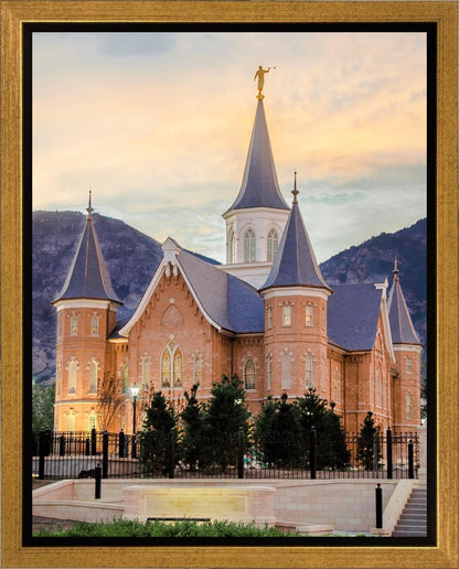 Provo City Center Temple Pastel Gallery Wrap