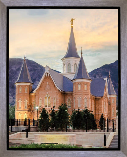 Provo City Center Temple Pastel Gallery Wrap
