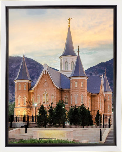 Provo City Center Temple Pastel Gallery Wrap