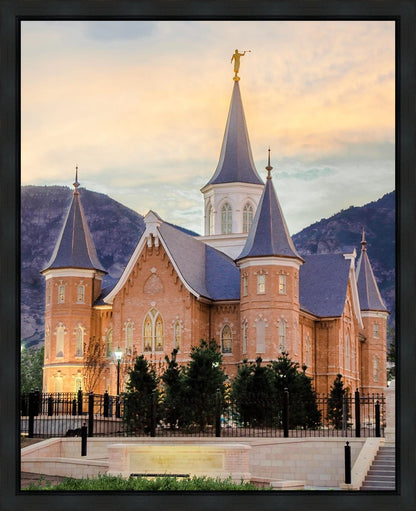 Provo City Center Temple Pastel Gallery Wrap