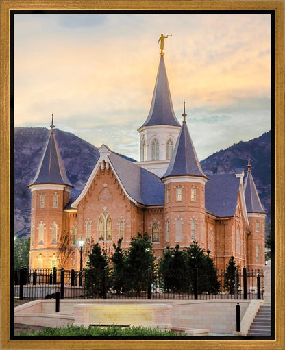 Provo City Center Temple Pastel Gallery Wrap