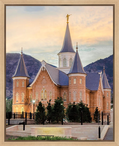 Provo City Center Temple Pastel Gallery Wrap