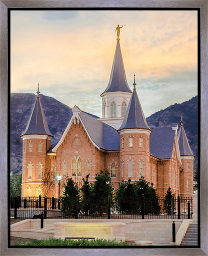 Provo City Center Temple Pastel Gallery Wrap