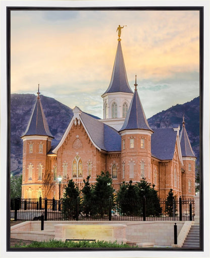 Provo City Center Temple Pastel Gallery Wrap
