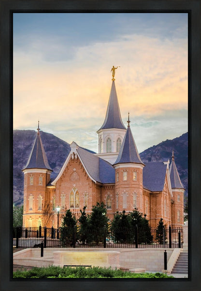 Provo City Center Temple Pastel Gallery Wrap
