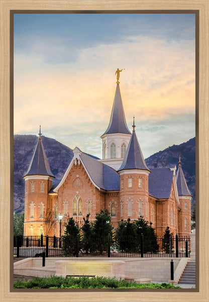 Provo City Center Temple Pastel Gallery Wrap