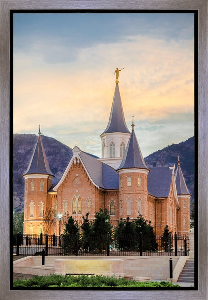 Provo City Center Temple Pastel Gallery Wrap