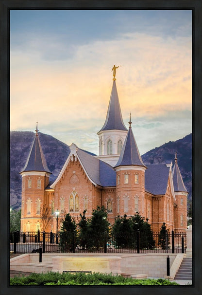 Provo City Center Temple Pastel Gallery Wrap
