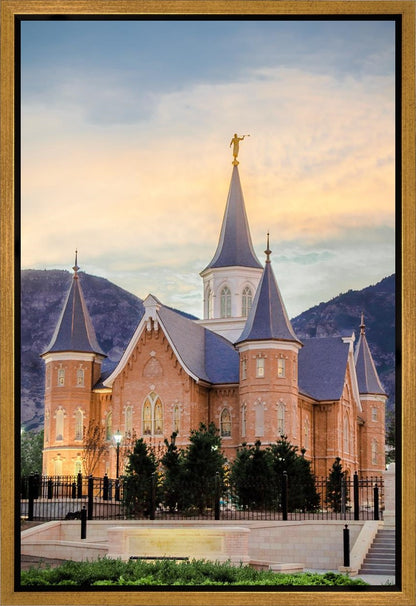 Provo City Center Temple Pastel Gallery Wrap