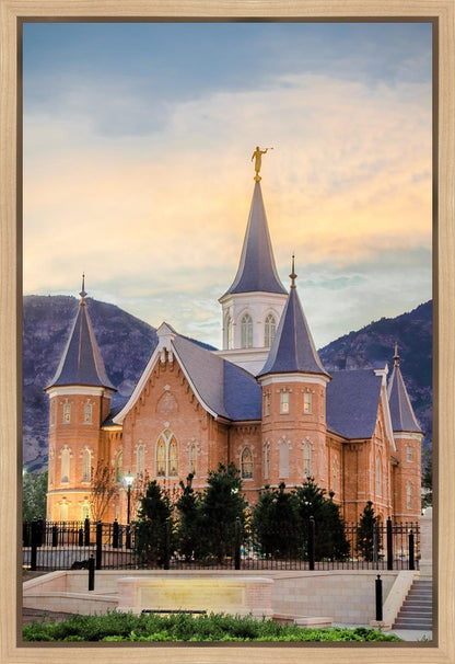 Provo City Center Temple Pastel Gallery Wrap