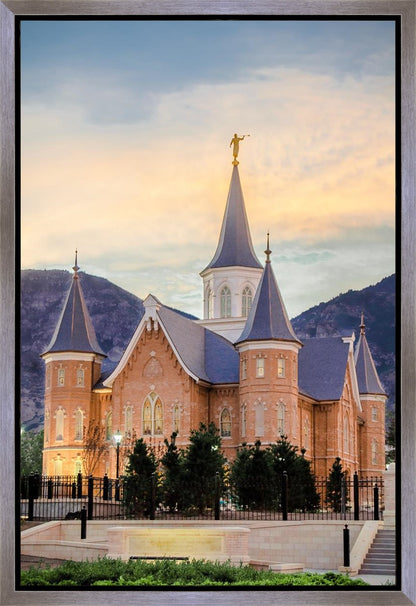Provo City Center Temple Pastel Gallery Wrap