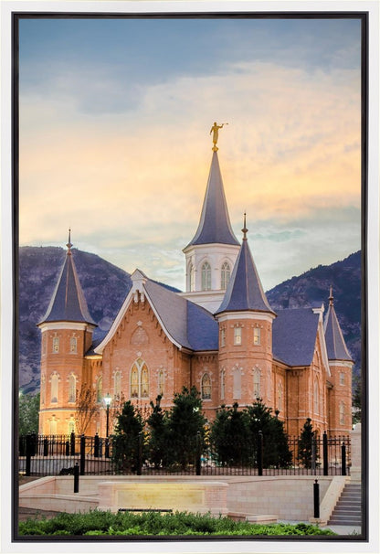 Provo City Center Temple Pastel Gallery Wrap
