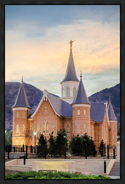 Provo City Center Temple Pastel Gallery Wrap