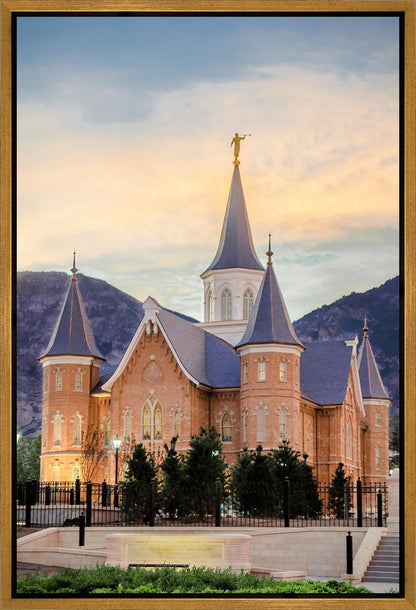 Provo City Center Temple Pastel Gallery Wrap
