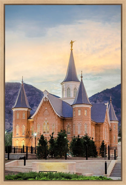 Provo City Center Temple Pastel Gallery Wrap