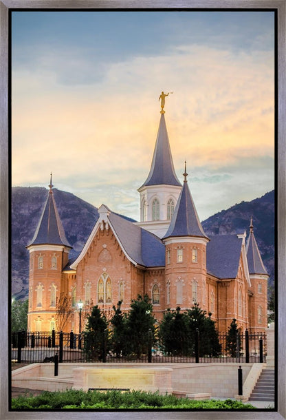 Provo City Center Temple Pastel Gallery Wrap