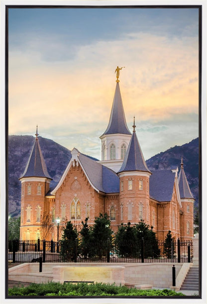 Provo City Center Temple Pastel Gallery Wrap