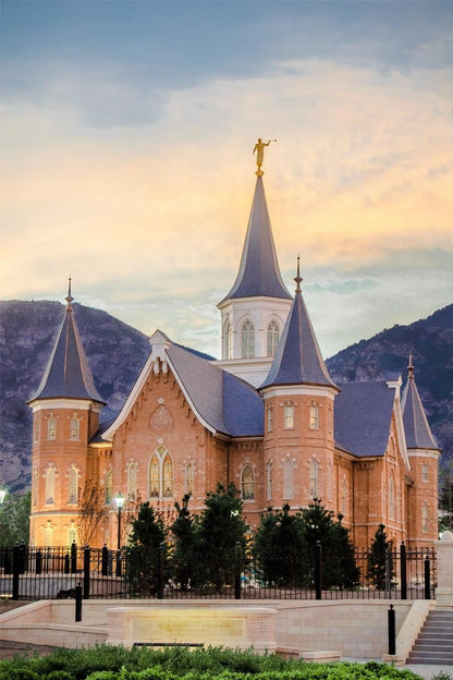 Provo City Center Temple Pastel Gallery Wrap