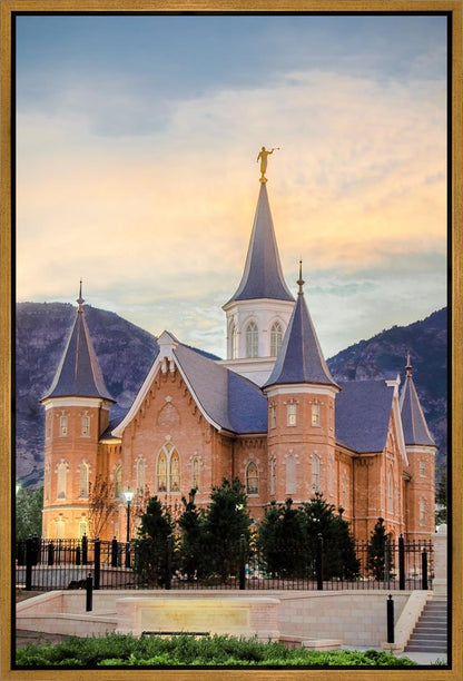 Provo City Center Temple Pastel Gallery Wrap