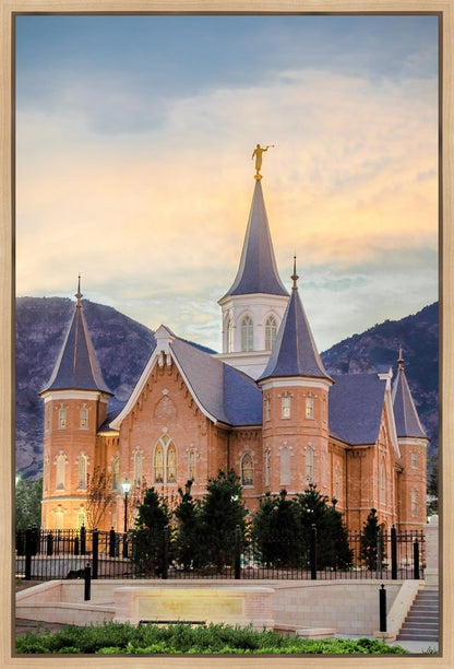 Provo City Center Temple Pastel Gallery Wrap