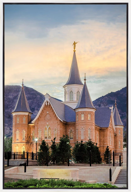 Provo City Center Temple Pastel Gallery Wrap