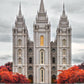 Salt Lake City Temple Autumn's Glory