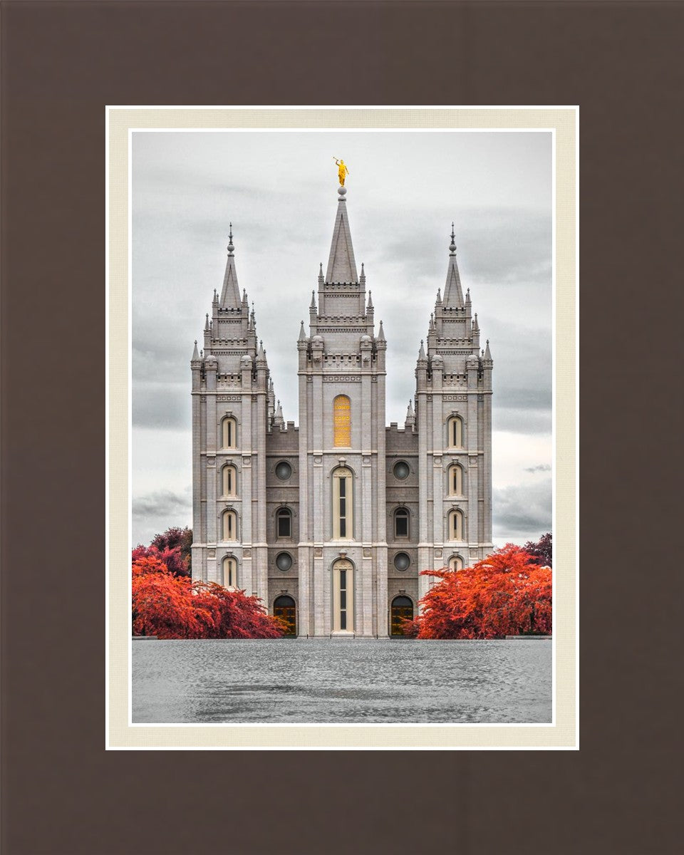 Salt Lake City Temple Autumn's Glory