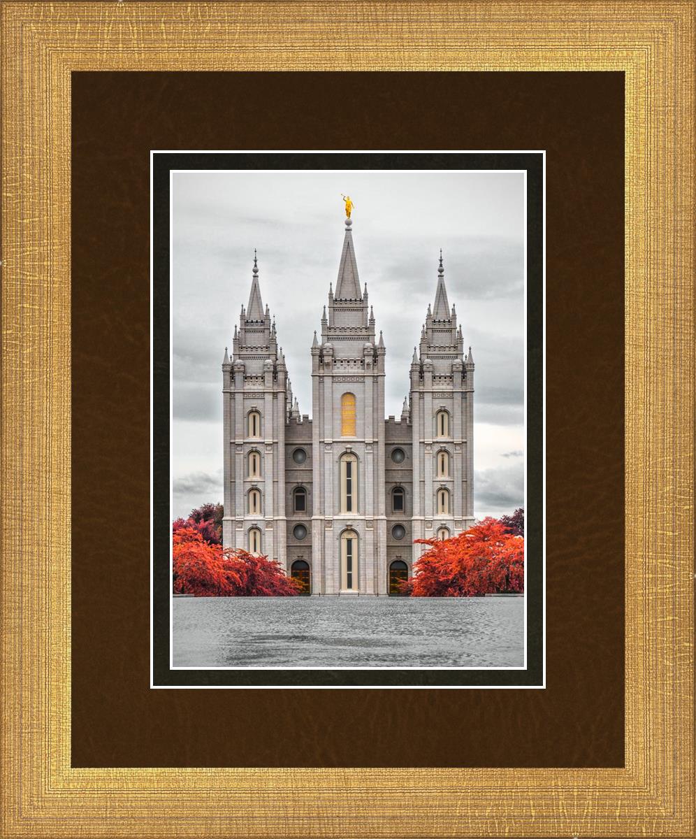 Salt Lake City Temple Autumn's Glory