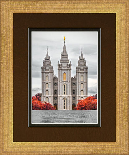 Salt Lake City Temple Autumn's Glory