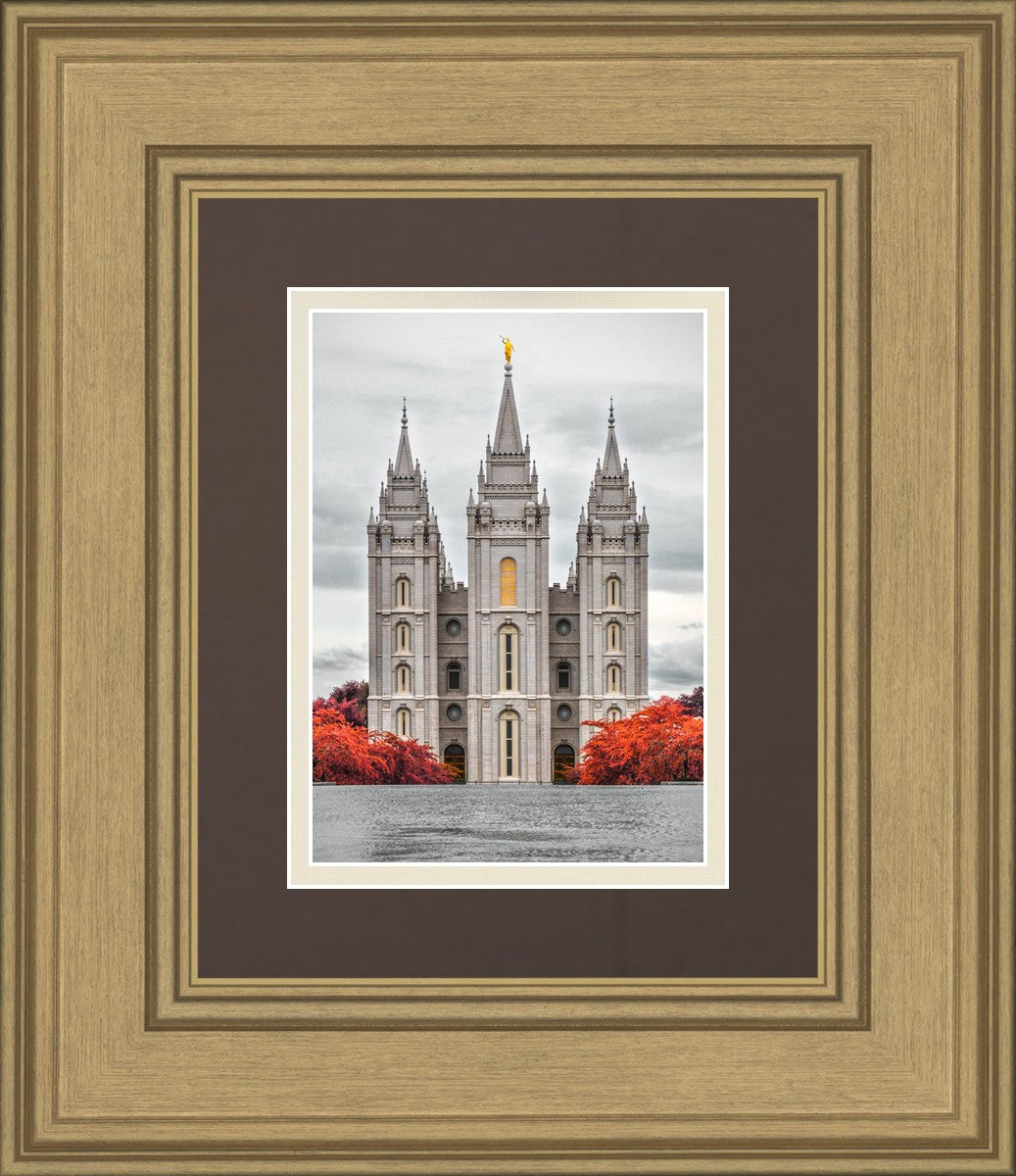 Salt Lake City Temple Autumn's Glory