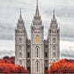 Salt Lake City Temple Autumn's Glory