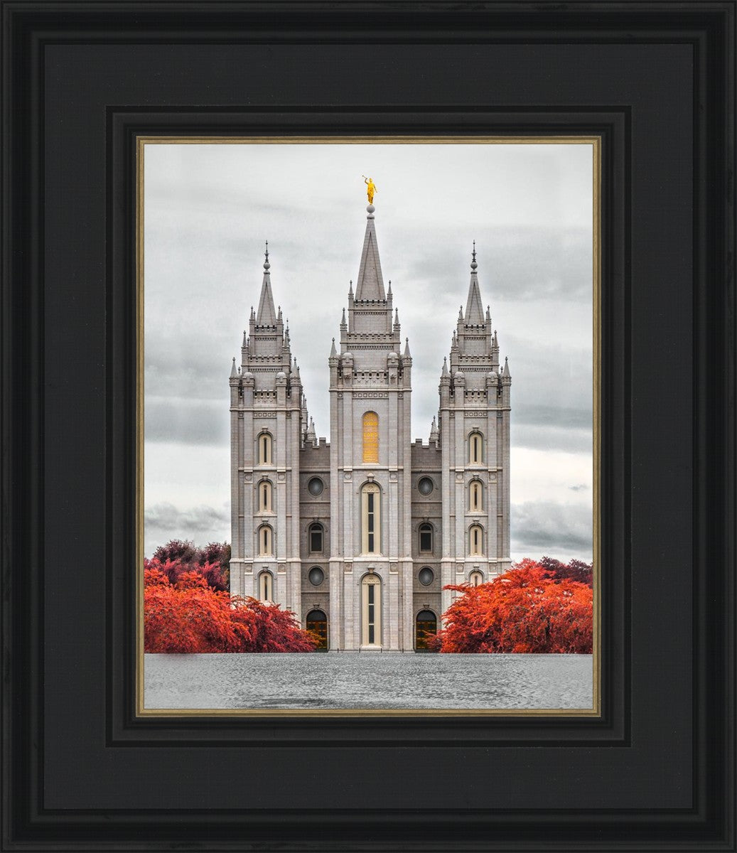 Salt Lake City Temple Autumn's Glory