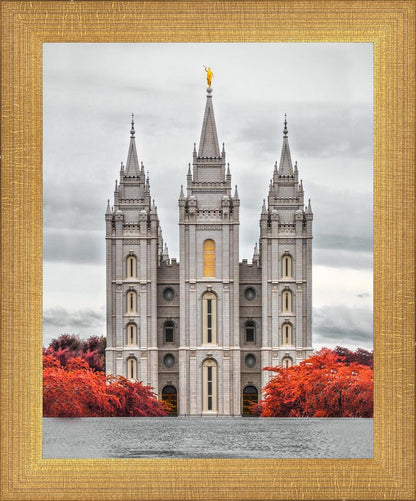 Salt Lake City Temple Autumn's Glory