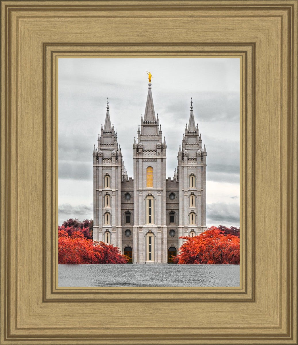 Salt Lake City Temple Autumn's Glory
